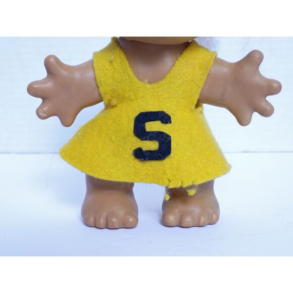 1960’s Troll Dolls Uneeda Wishnik Vintage 5.5" Cheerleader Troll and Lil Dude - Picture 13 of 15